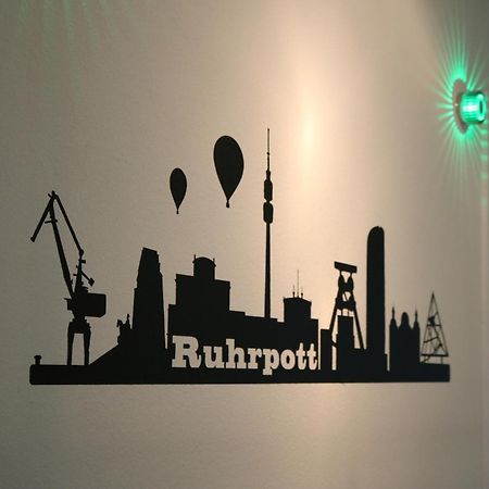 Modernes Ruhrgebietsdomizil Apartment Hattingen Bagian luar foto