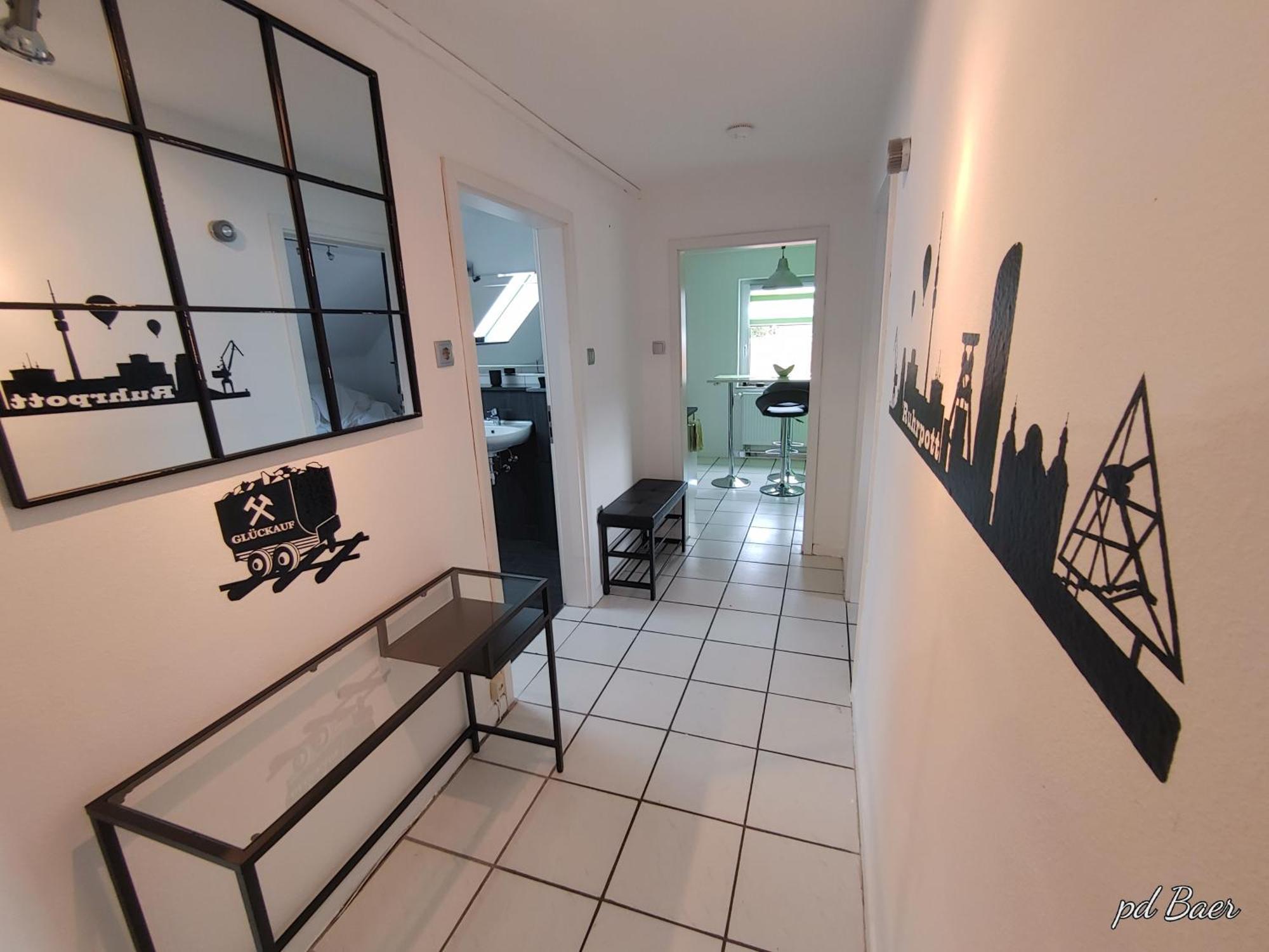 Modernes Ruhrgebietsdomizil Apartment Hattingen Bagian luar foto